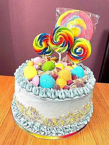 PACK OF 15 HALAL LOLLIPOPS RON RON RAINBOW LOLLIES VEGAN