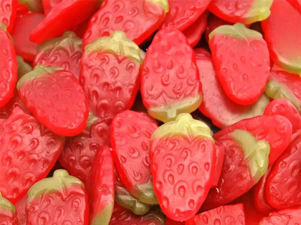 Jelly Strawberries Jellies Pack Of 12 | Aladdins Sweets
