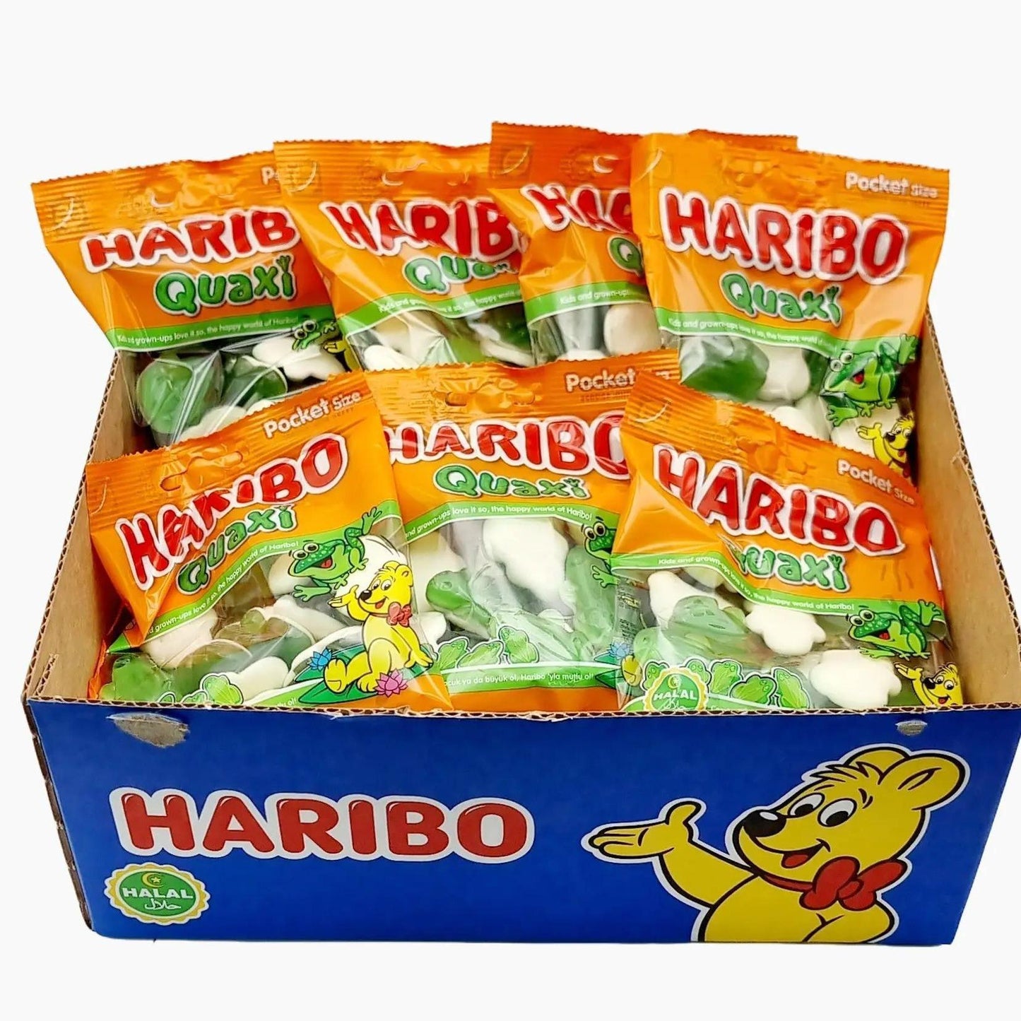 Haribo Quaxi Frog shaped Halal Sweet Gummy Jellies 100g bags