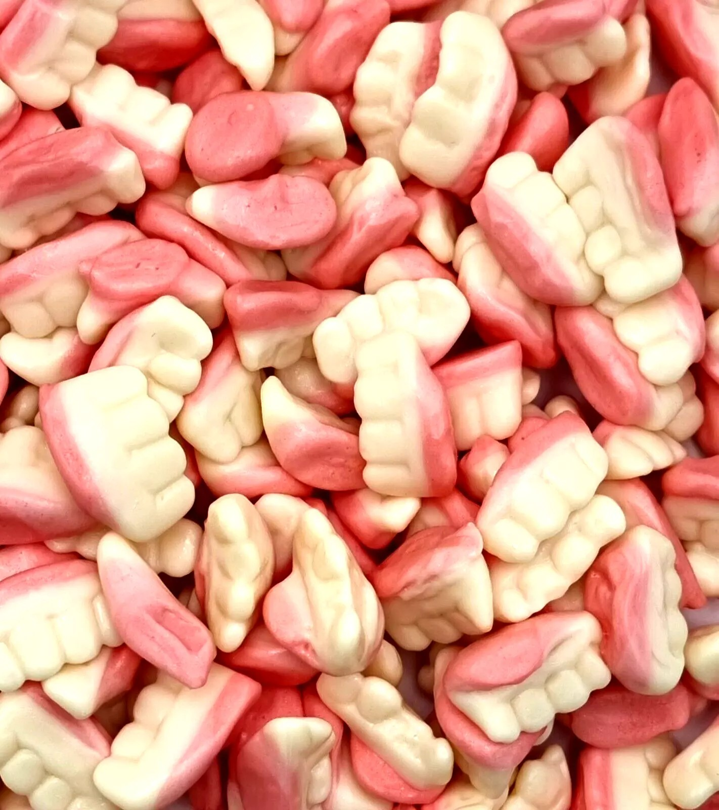 1kg Jelly Little Foam Teeth Halal - Aladdins Sweets - Gummy Chewy