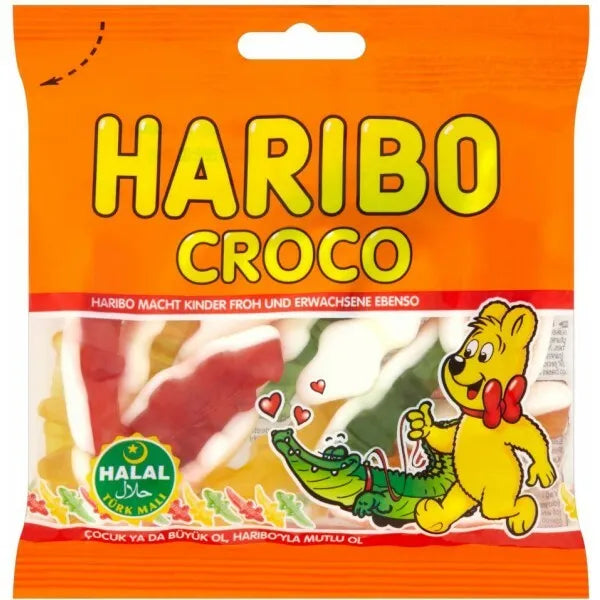 PACK OF 12 HALAL HARIBO GUMMY FRUITY SWEETS