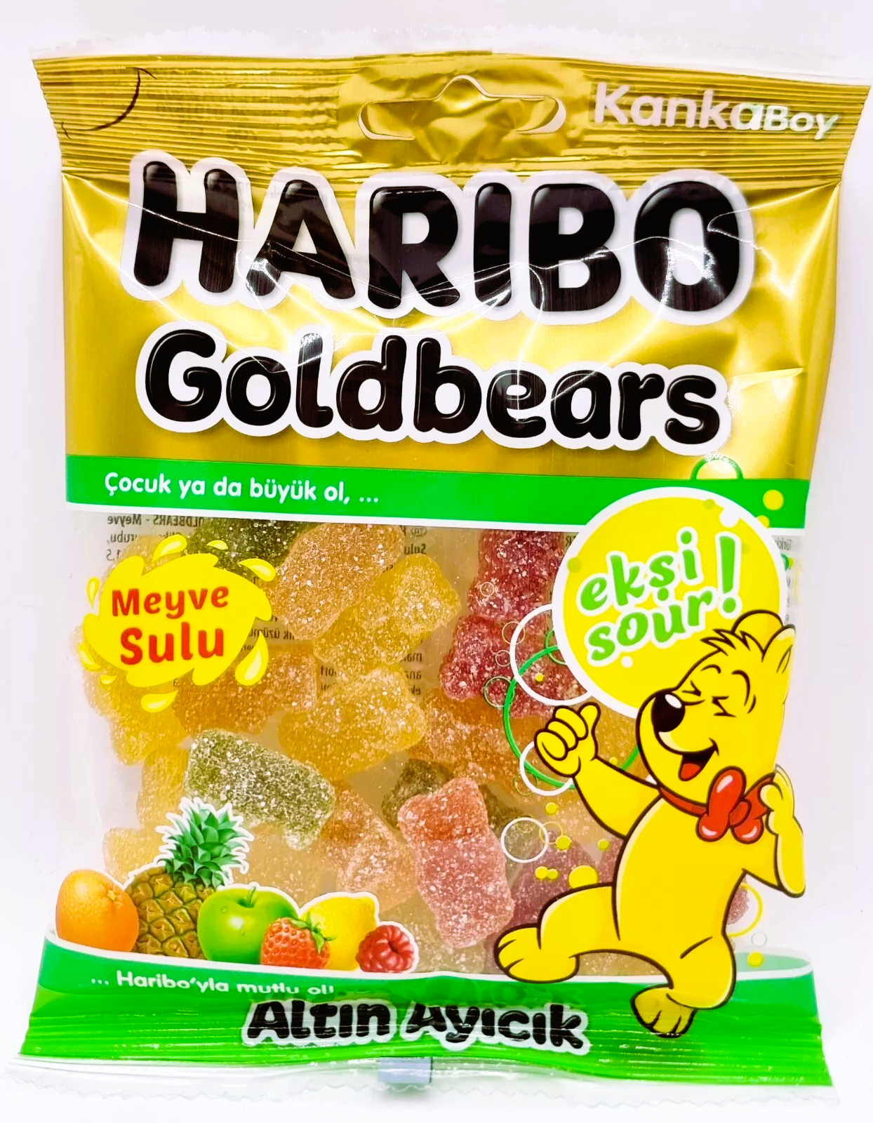 PACK OF 12 HALAL HARIBO GUMMY FRUITY SWEETS