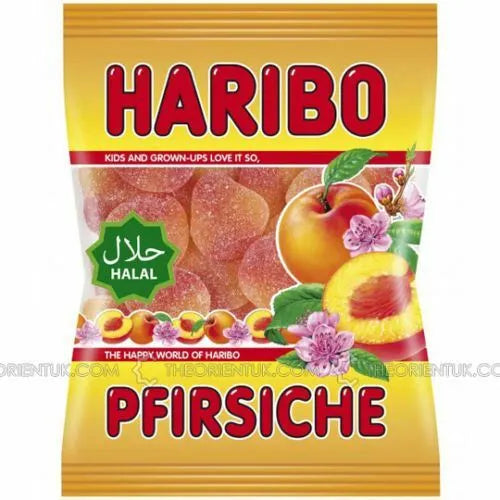 PACK OF 12 HALAL HARIBO GUMMY FRUITY SWEETS