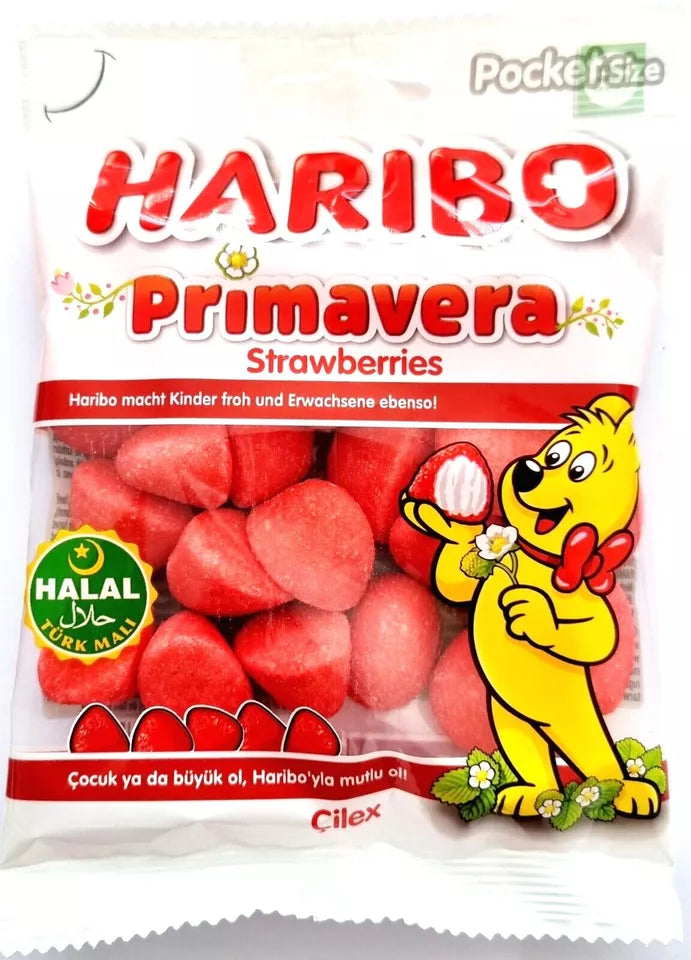 PACK OF 12 HALAL HARIBO GUMMY FRUITY SWEETS