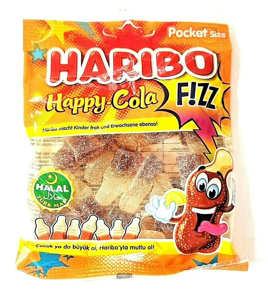 PACK OF 12 HALAL HARIBO GUMMY FRUITY SWEETS