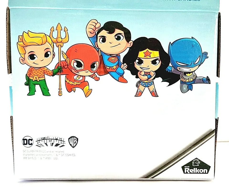 PACK OF 18 HALAL SURPRISE EGGS DC SUPER FRIENDS CANDIES TOYS RELKON