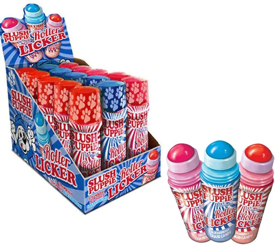 Pack of 15 Slush Puppie Roller Licker Sweets Halal/Vegan/Gluten Free