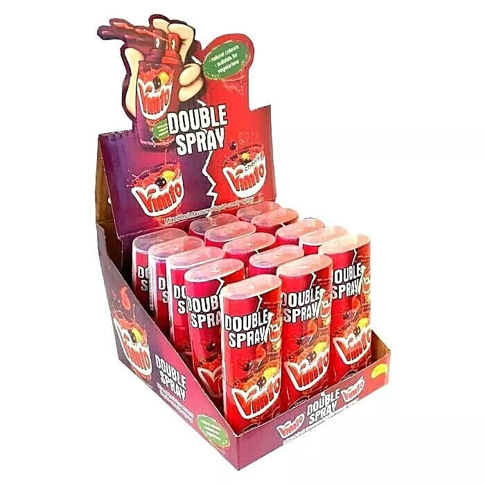 PACK OF 15 HALAL VIMTO DOUBLE FRUIT LIQUID CANDY SPRAY