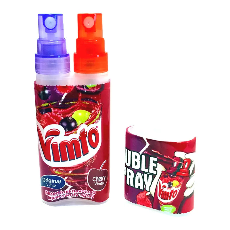 PACK OF 15 HALAL VIMTO DOUBLE FRUIT LIQUID CANDY SPRAY