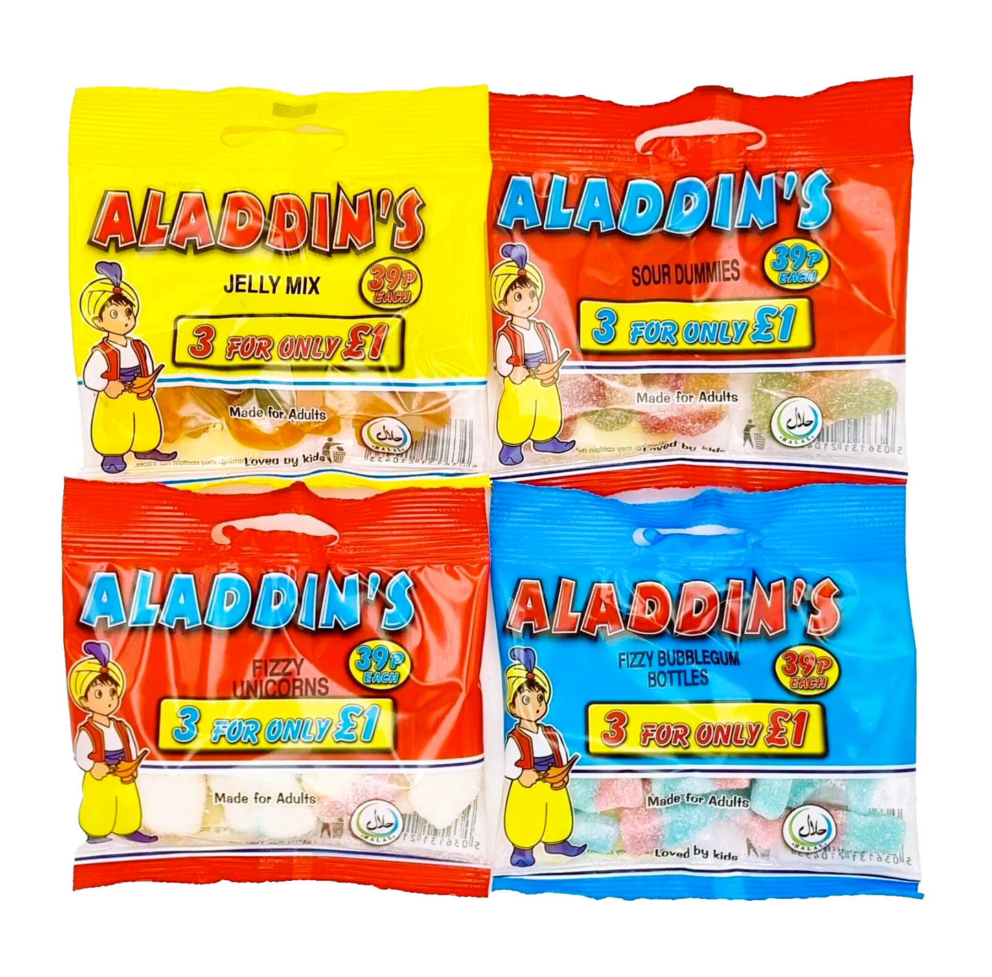 30 x 35g Bags - 3 FOR £1 ALADDINS SWEETS