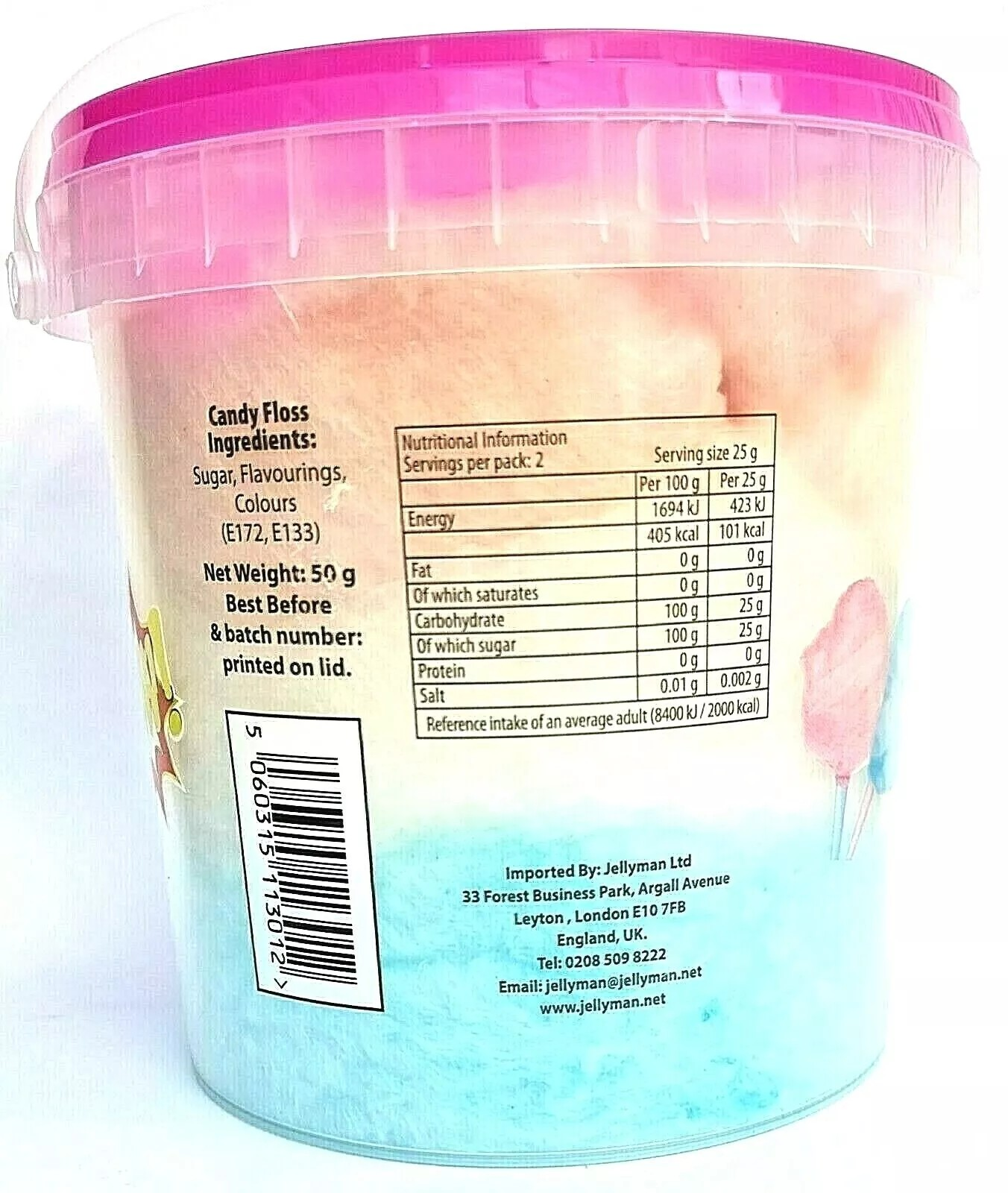 Pack of 6 Halal Candy Floss