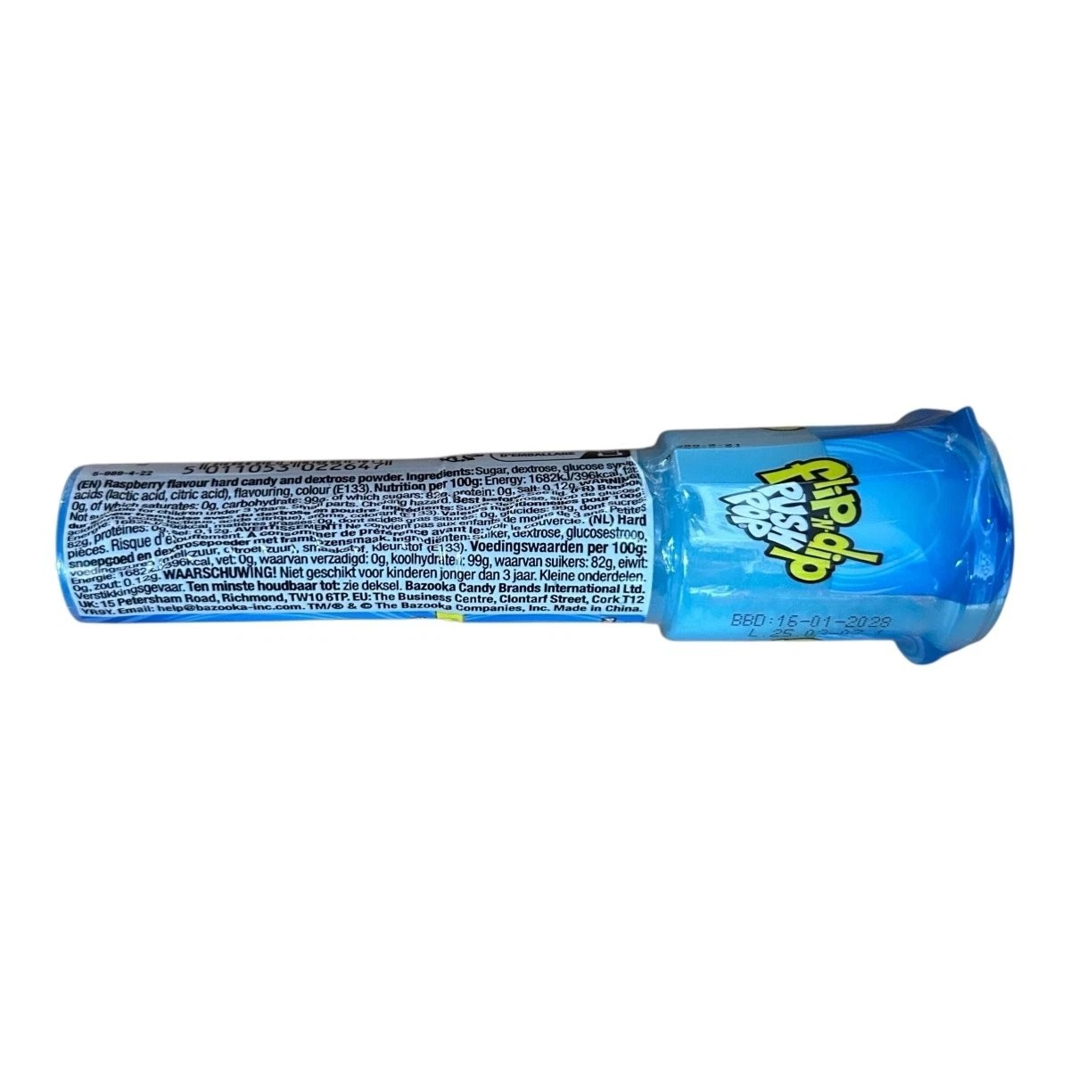 12 x 25g Flip n Dip Push Pops - Lollipops - Cola, Strawberry & Raspberry Flavour Sherbet