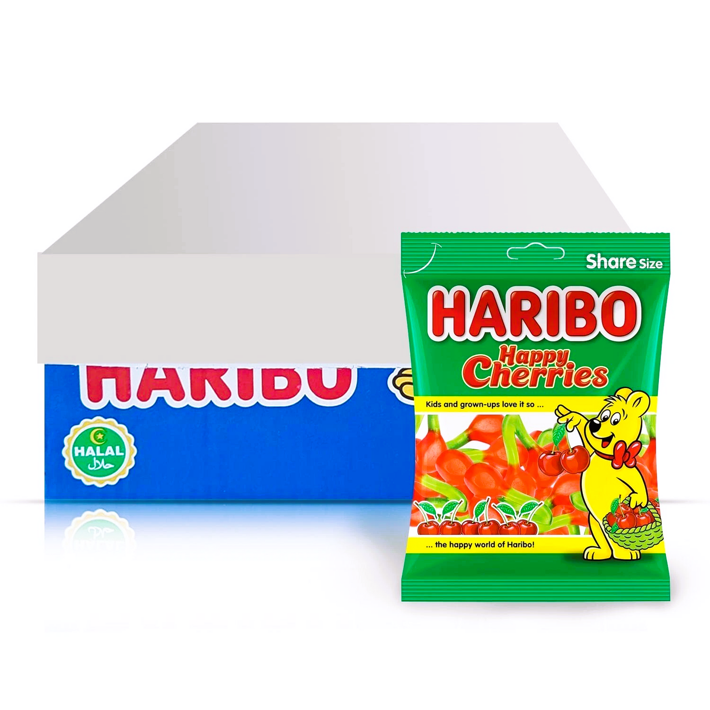 Haribo Happy Cherries Halal 100g Bags