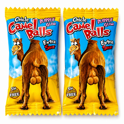 Fini Camels Balls Liquid Filled Bubblegum Retro Sweets & Candy 200 Pieces