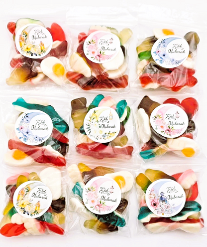 Eid Mubarak Party Bag Gift Favours – Jellies & Fizzy Pick N Mix Halal Jelly Sweets