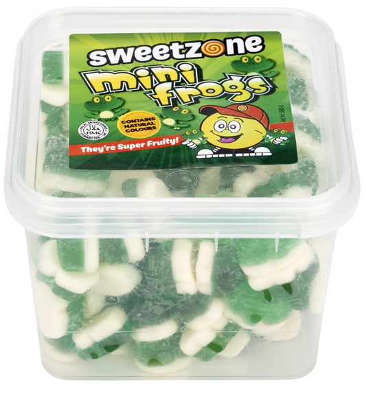 PACK OF 24 HALAL SWEETZONE MINI FROGS MINI TUBS