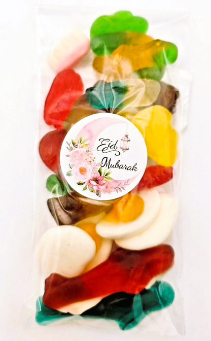 Eid Mubarak Party Bag Gift Favours – Jellies & Fizzy Pick N Mix Halal Jelly Sweets
