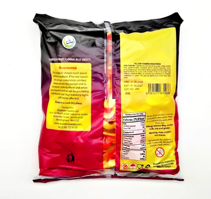 1kg Jelly Yellow Bellied Anaconda Snakes - Halal Jellies - Aladdins Sweets Bags