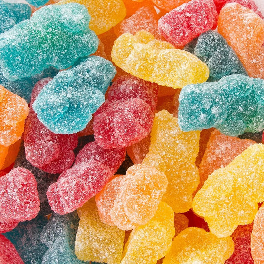 1kg Halal Fizzy Sour Jelly Bears  | Aladdins Sweets