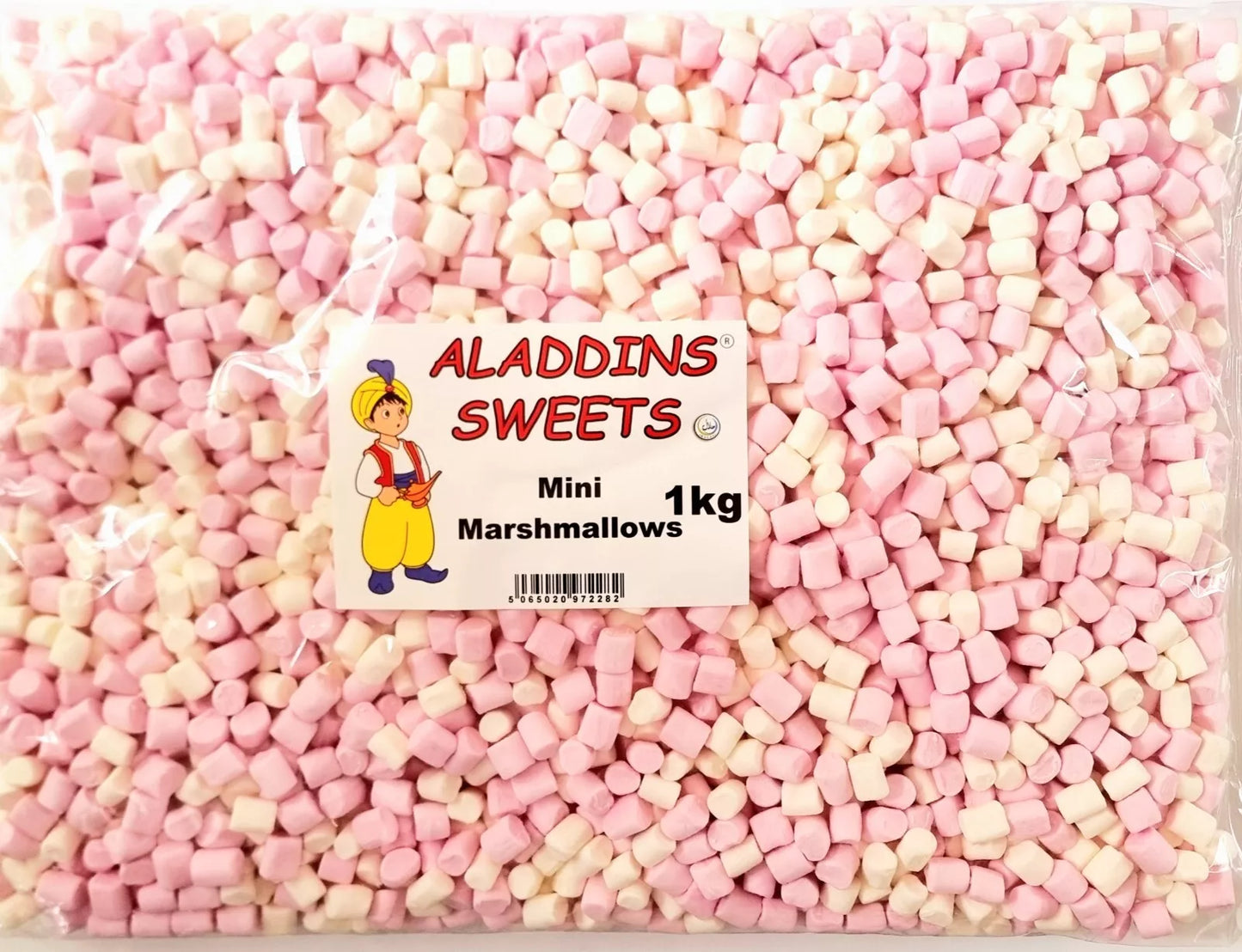 1kg Mini Marshmallows - Halal - Aladdins Sweets