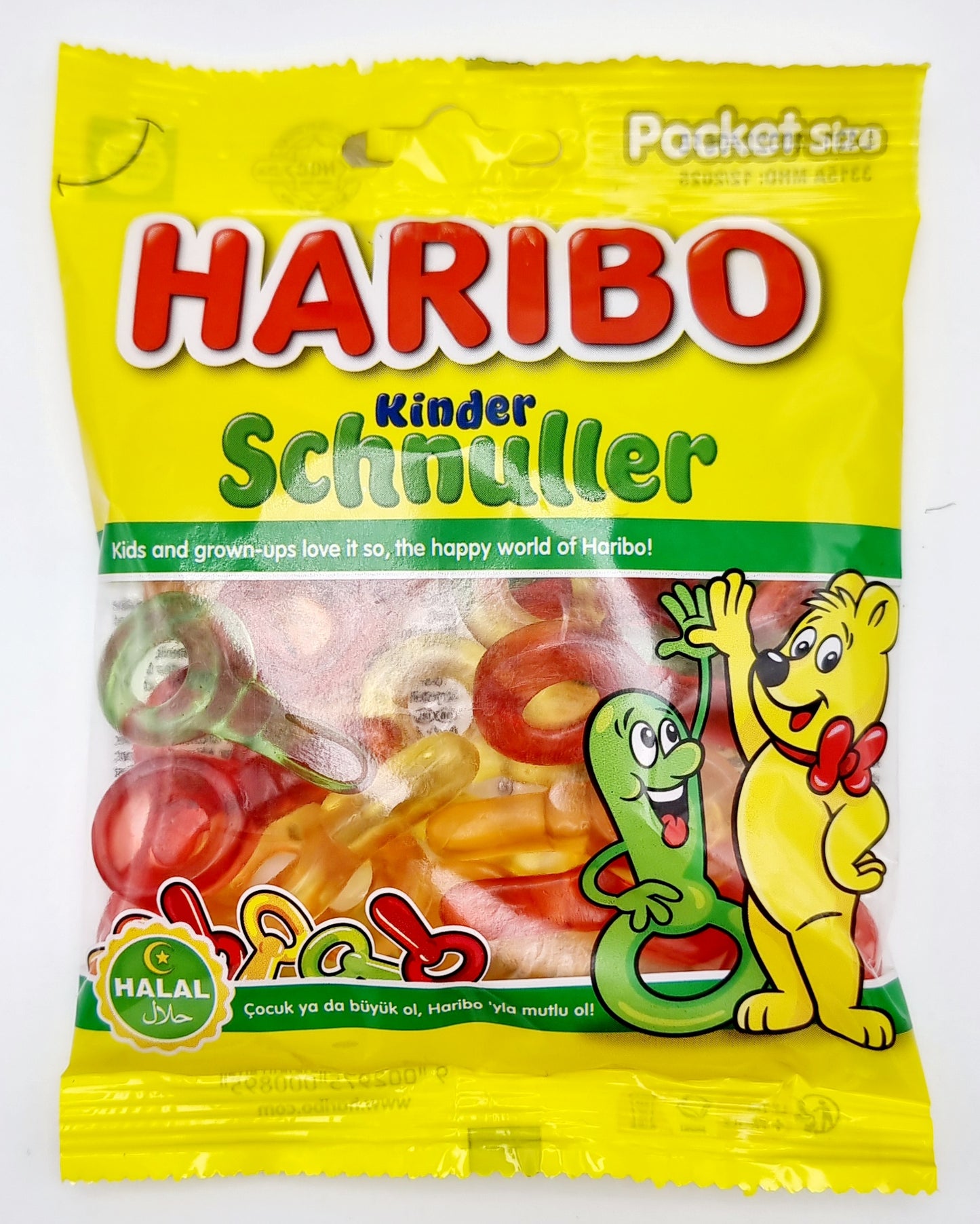 Haribo Dummies (Schnuller) Halal Sweet Gummy Jellies 100g bags Kids Party Bag Fillers