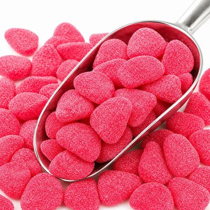 500g - 1kg Sour Strawberry Foams - Halal - Aladdins Sweets - Retro Pick n Mix Jellies