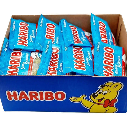 Haribo Smurfs (De Smurfen) Sweet Gummy Jellies 75g bags Vegetarian (Halal suitable)