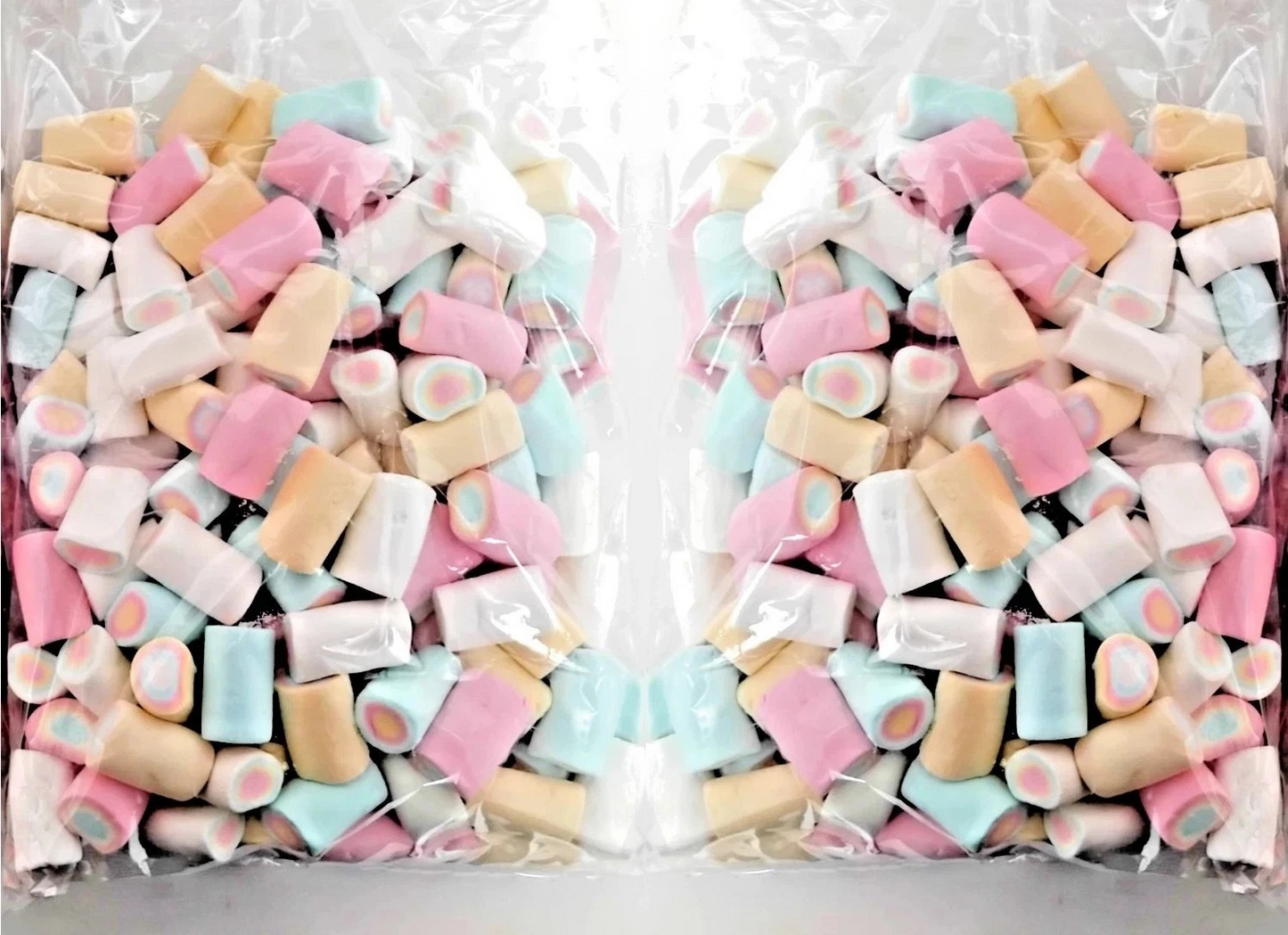 2kg Large Rainbow Marshmallows CLEARANCE BULK BUY BBE 30/07/2025 Halal