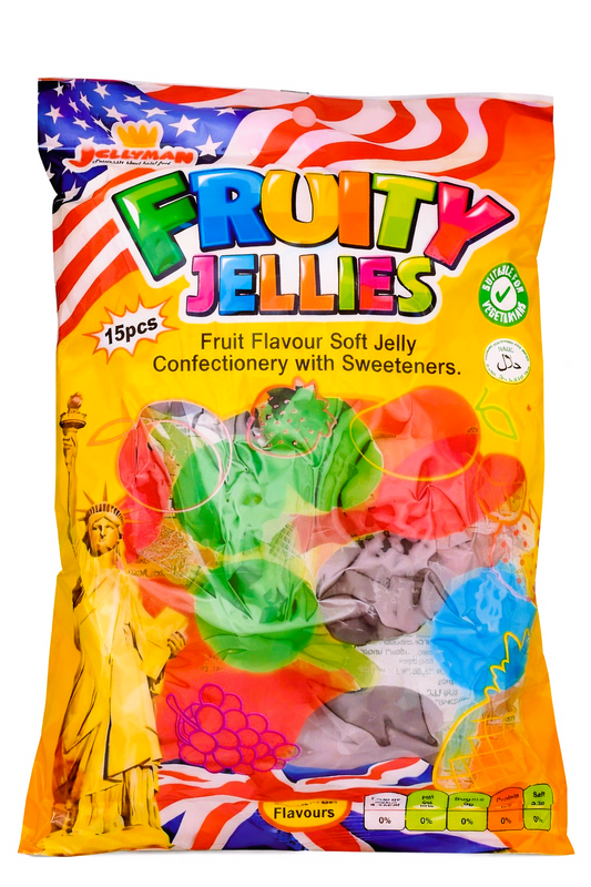 Pack of 20 x 300g Bags Halal Jellyman Fruity Jelly