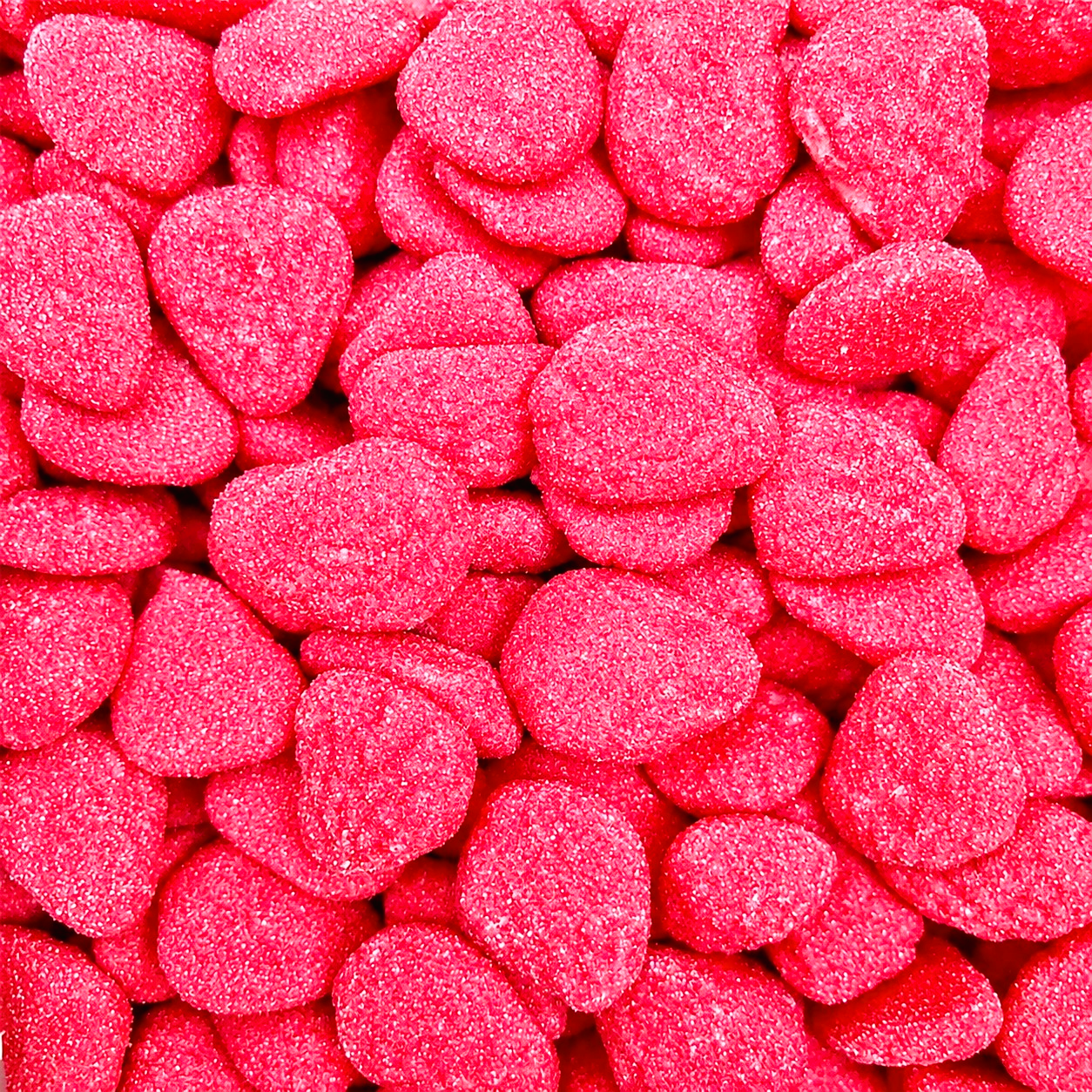 500g - 1kg Sour Strawberry Foams - Halal - Aladdins Sweets - Retro Pick n Mix Jellies
