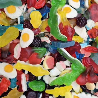 Christmas Sweets - Jelly & Fizzy Pick N Mix 500g - Stocking Fillers & Gifts - Halal