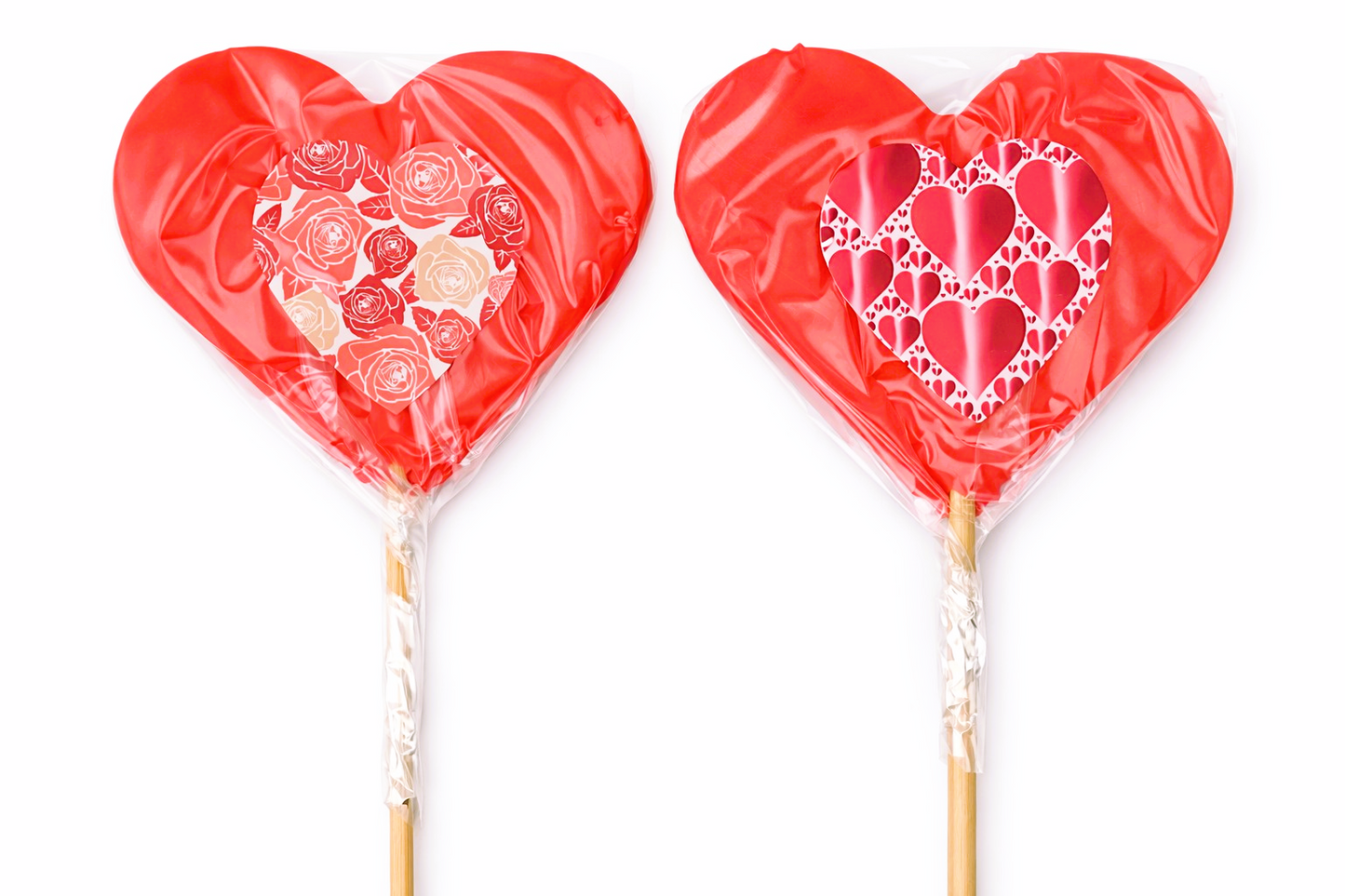 Valentine's Day 30g Red Heart Lollipop Sweet Candy Love Heart Gift - Vegan Halal