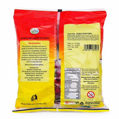 Jelly Large Spiders - Halal 500g – 1kg - Aladdins Sweets - Bulk Buy Jellies - Gifts