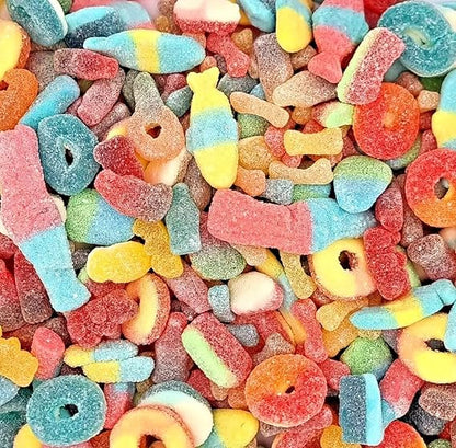 Fathers Day Sweets - 1kg Jelly & Fizzy Jellies Retro Pick N Mix Gifts Halal