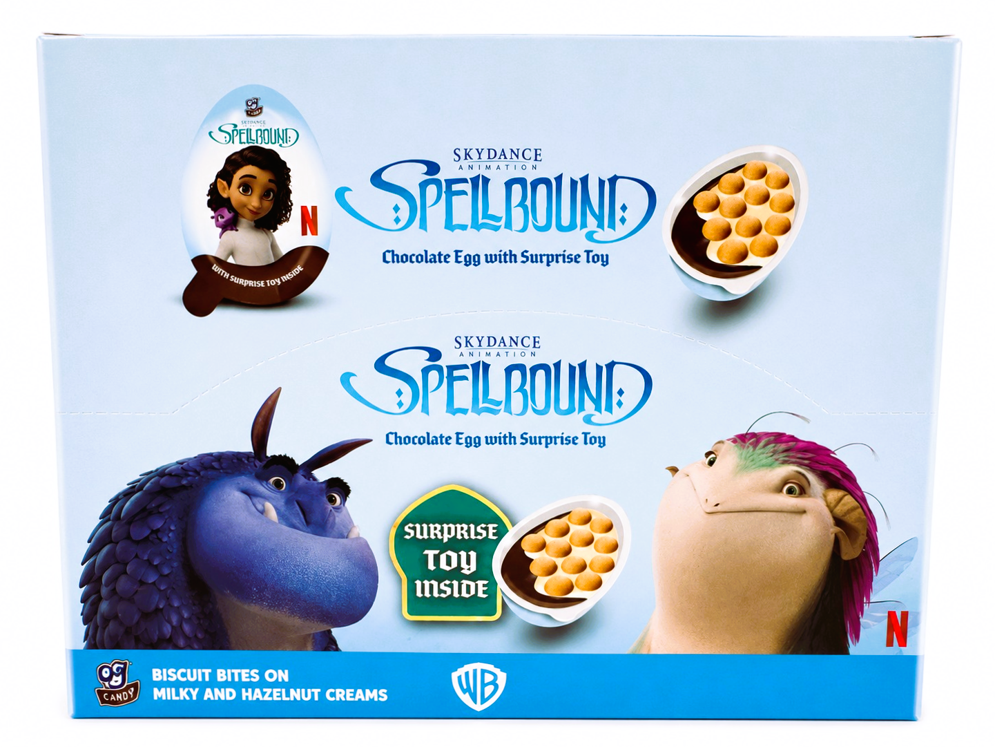 Spellbound Surprise Chocolate Eggs with Toys – Pack of 24