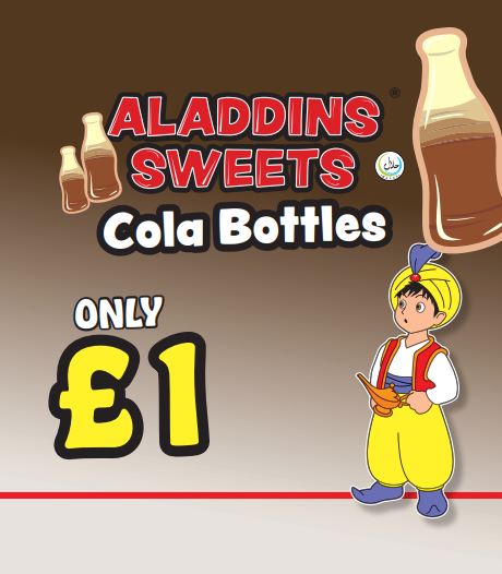 Cola Bottles Jellies Pack Of 12  | Aladdins Sweets