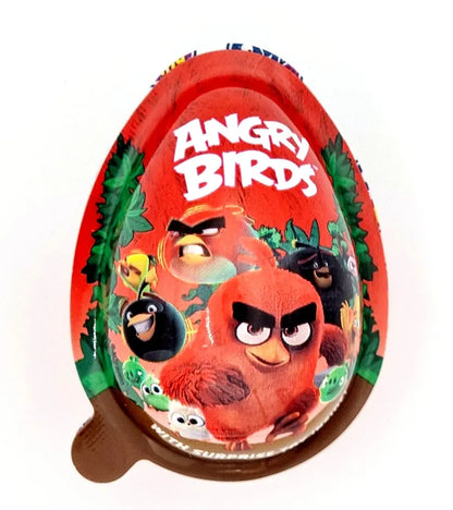 PACK OF 24 ANGRY BIRDS SURPRISE CHOCOLATE EGGS WITH TOY INSIDE HALAL