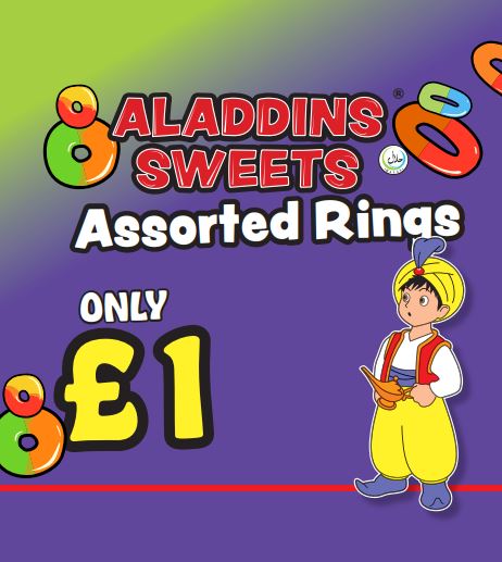 Assorted Rings Jellies Pack of 12  | Aladdins Sweets