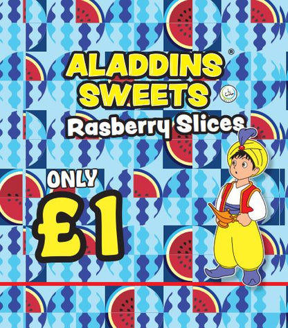 Raspberry Slices Jellies Pack of 12  | Aladdins Sweets