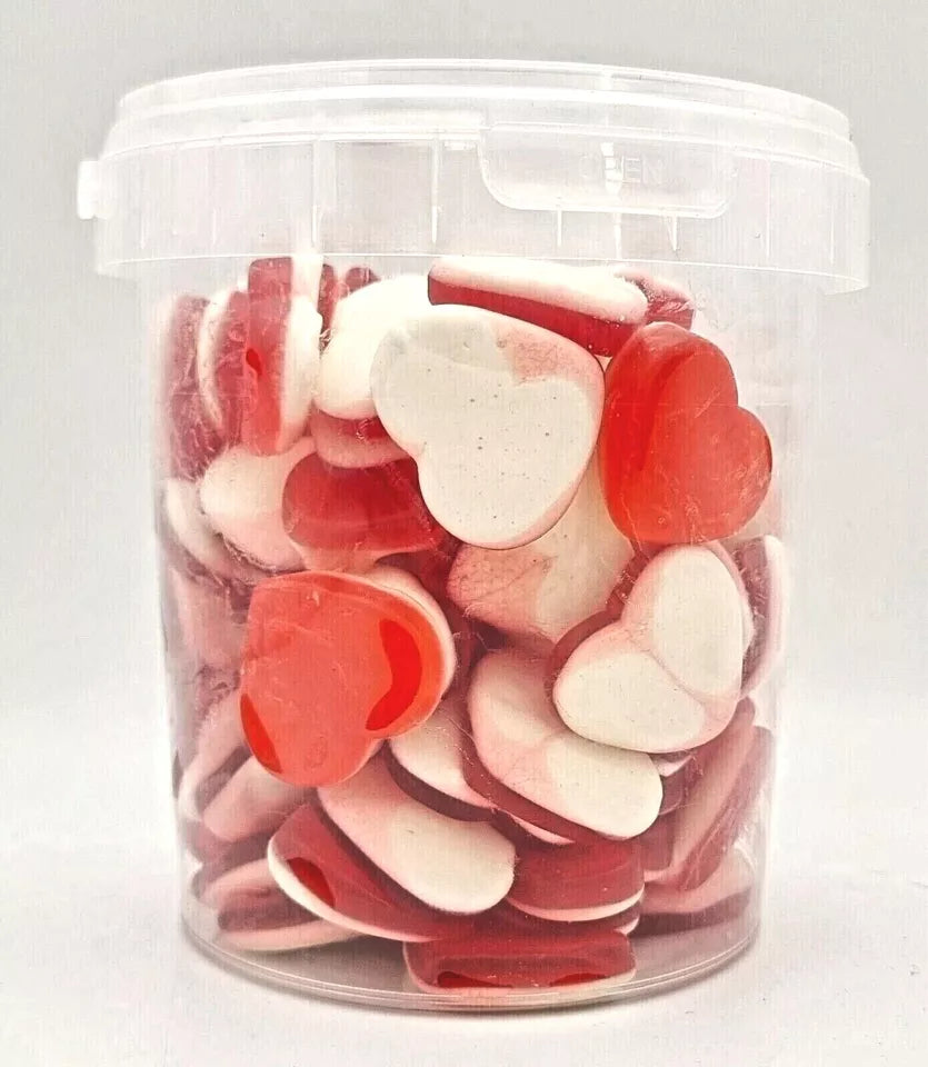 500g Hearts Jellies, Halal Aladdins Sweets Tub