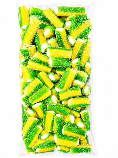 500g & 1kg Sour Apple Liquorice Pencil Tube Bites - Retro Halal Sweets - Kids Party Cones Gifts