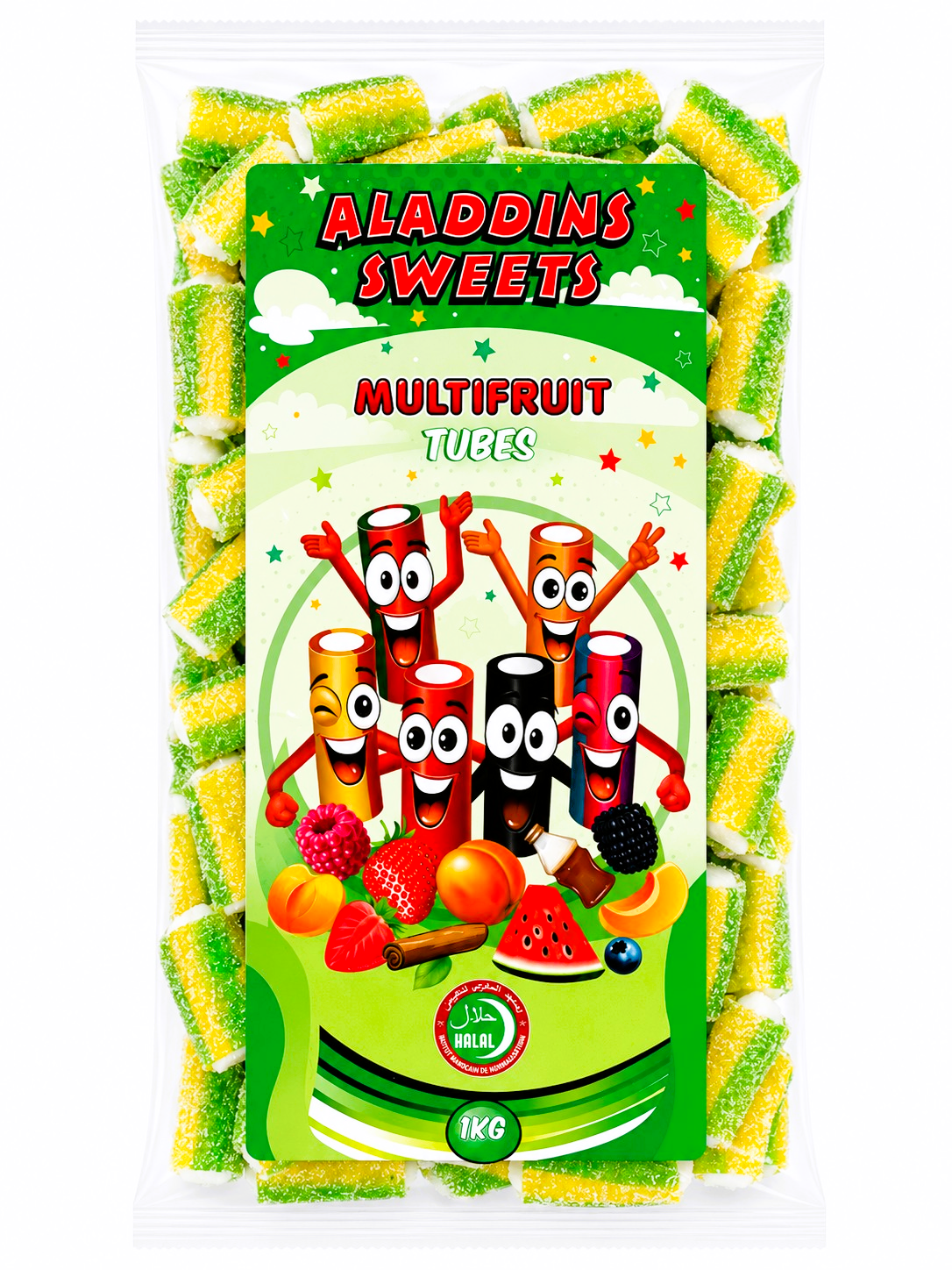 500g & 1kg Liquorice Pencil Tube Bites Retro Halal Sweets Kids Party Cones Gifts