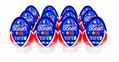 24 x Chocolate Surprise Eggs With Toy - Halal - (Kinder Style)