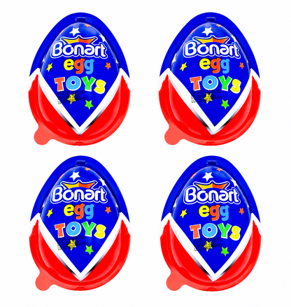 24 x Chocolate Surprise Eggs With Toy - Halal - (Kinder Style)