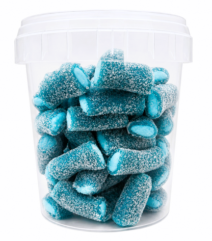 500g & 1kg Sour Blueberries Liquorice Pencil Tube Bites - Retro Halal Sweets - Kids Party Cones Gifts