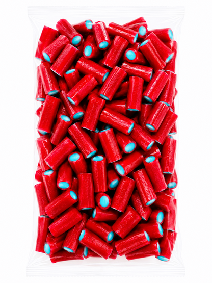 500g & 1kg Bubblegum Liquorice Pencil Tube Bites - Retro Halal Sweets - Kids Party Cones Gifts