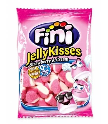 Pack of 12 Fini Halal Jelly Kisses Strawberry & Cream