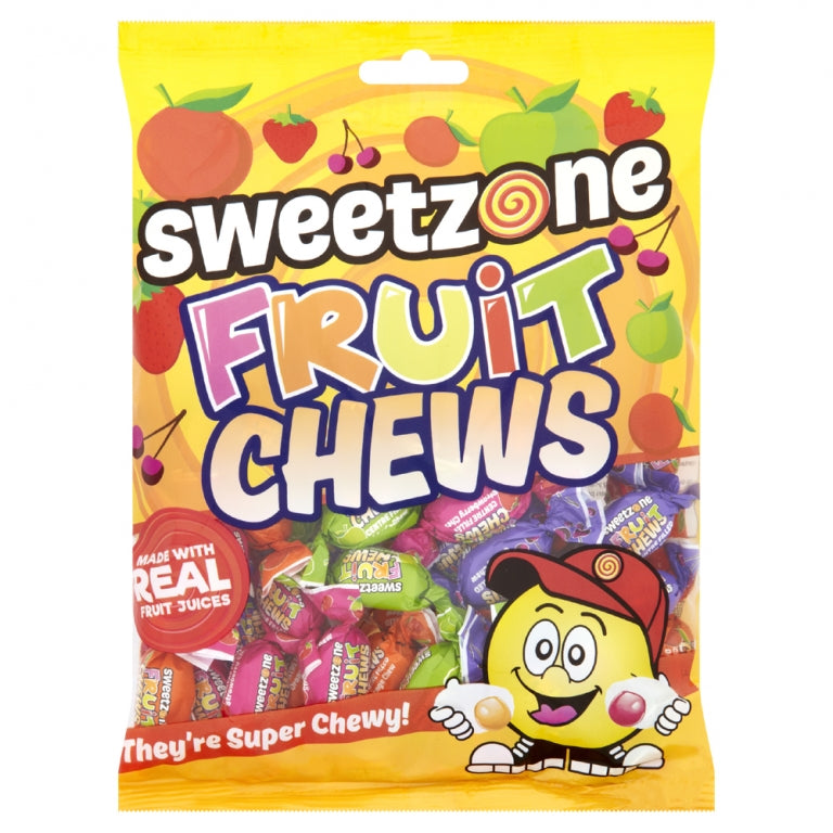 PACK OF 12 HALAL FRUIT CHEWS SWEETZONE 