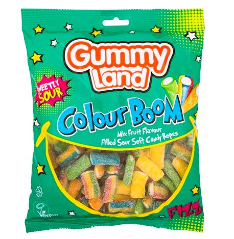 GUMMYLAND COLOUR BOOM SWEET SOFT CANDY 500G HALAL/VEGAN