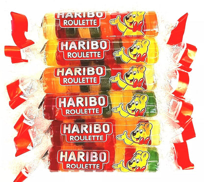 PACK OF 32 HALAL HARIBO ROULETTE FRUITY GUMMY CHEW SWEETS